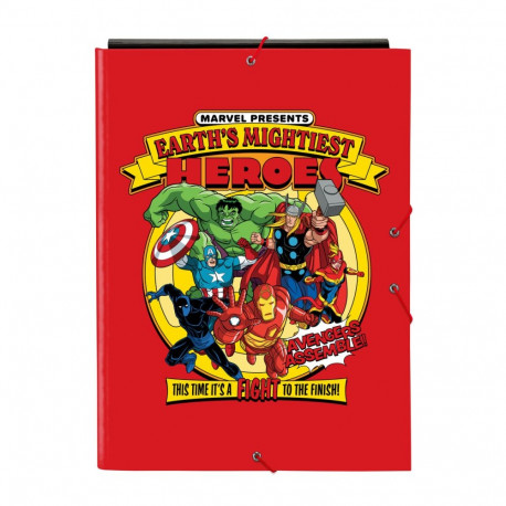 Ring binder The Avengers Blue Black A4 26 x 33.5 x 2.5 cm