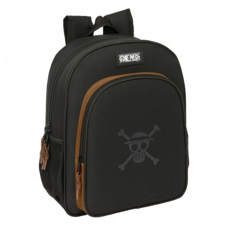 School Bag One Piece Black 32 x 38 x 12 cm