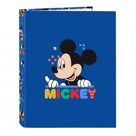Rõngaskiirköitja Mickey Mouse Clubhouse Today Sinine A4 26.5 x 33 x 4 cm