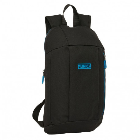School Bag Munich Road Blue Black 22 x 39 x 10 cm