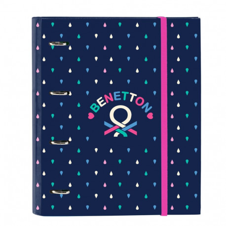 Ring binder Benetton Drop Multicolour 27 x 32 x 3.5 cm