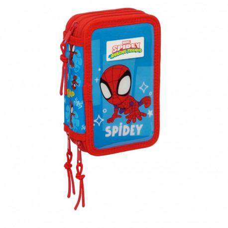 Reisikott Spider-Man Sinine Punane 12,5 x 19,5 x 5,5 cm 37 Tükid, osad
