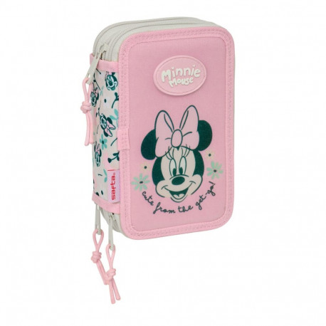 Holdall Minnie Mouse Minty Pink 12,5 x 19,5 x 5,5 cm 37 Pieces