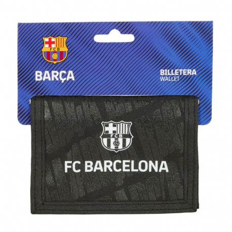Purse F.C. Barcelona Black 12,5 x 9,5 x 1 cm