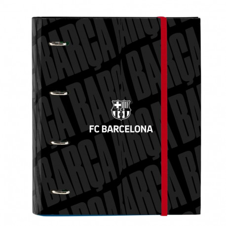 Ring binder F.C. Barcelona Black 27 x 32 x 3.5 cm