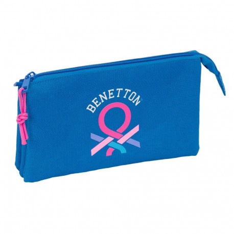 Holdall Benetton Azulina Blue 22 x 12 x 3 cm