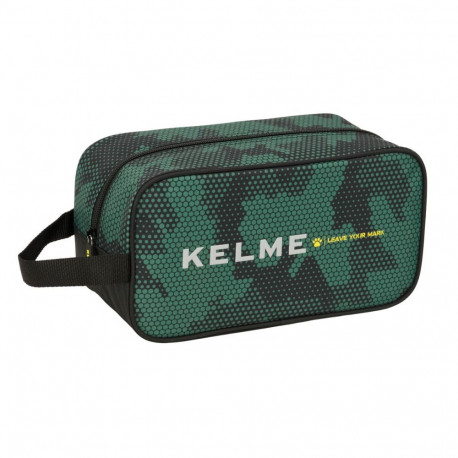 Travel Slipper Holder Kelme Camo Black Green 29 x 15 x 14 cm