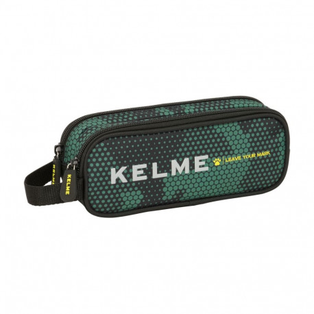 Holdall Kelme Camo Black Green 21 x 8 x 6 cm