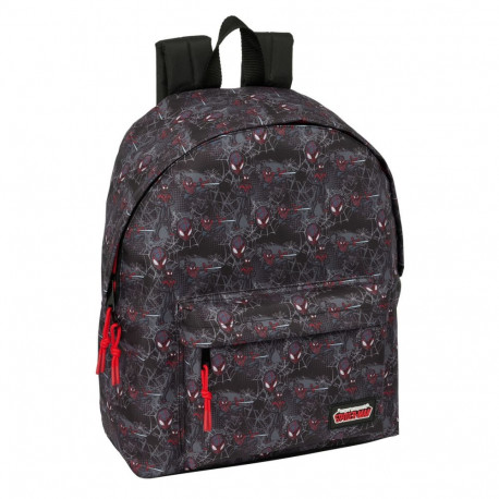 School Bag Spider-Man Black 33 x 42 x 15 cm