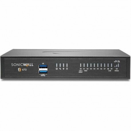 Router SonicWall TZ470 Black RJ45 x 4 Wi-Fi Ethernet LAN 10/100/1000