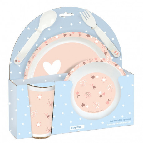 Laste lauanõude komplekt Safta Flores PVC