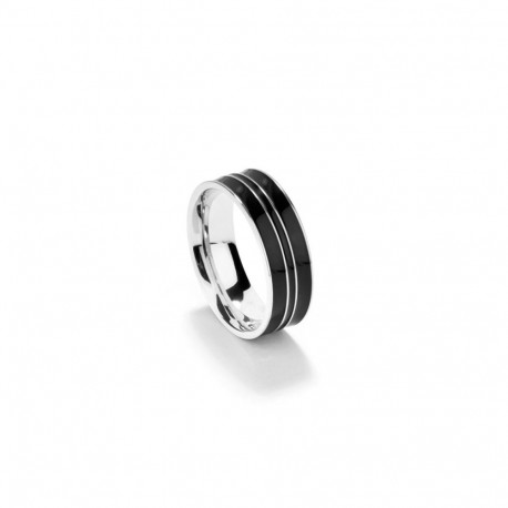 Men's Ring Radiant RH000142-20 Silver Black 20