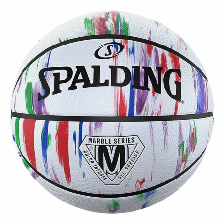 Korvpalli Pall Spalding  Spalding Marble Series Valge 5