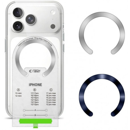 Tech-Protect MagSafe Ring MMP-210 2pcs, blue/silver