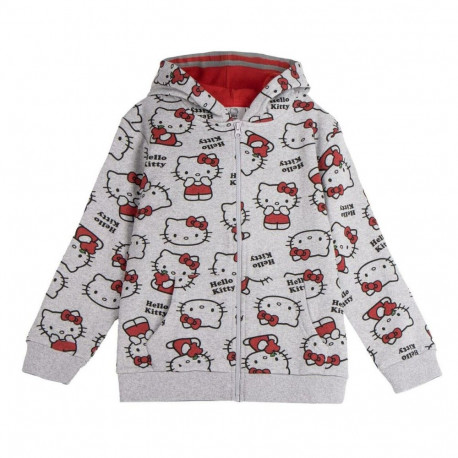 Hooded Sweatshirt for Girls Hello Kitty Grey - 12 Years