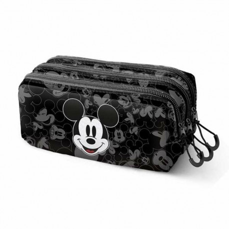 Triple Carry-all Mickey Mouse Year Black 23 x 10 x 11 cm