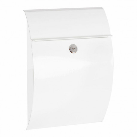 Letterbox Arregui White Steel