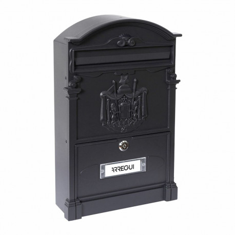Letterbox Arregui Black 26 X 9 X 42 CM Aluminium