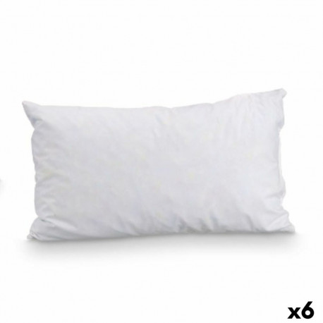 Viscoelastic Pillow Gift Decor White 70 x 40 cm (6 Units)