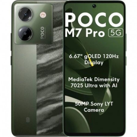 Smartphone Xiaomi POCO M7P 5G 12-512 GR 6,67" Octa Core 12 GB RAM 256 GB Green