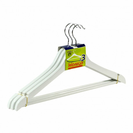 Hangers Hidalgo White Wood (3 Units)