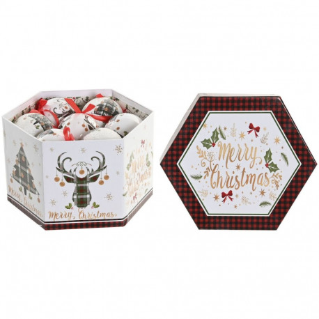 Christmas Baubles Home ESPRIT Multicolour PVC (14 Pieces)