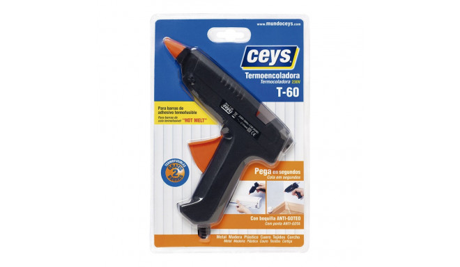 Silikoonipüstol Ceys Must Plastmass