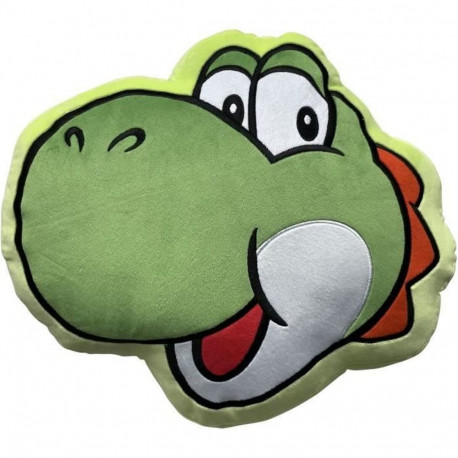 Cushion Mario Bros Green Polyester Children's