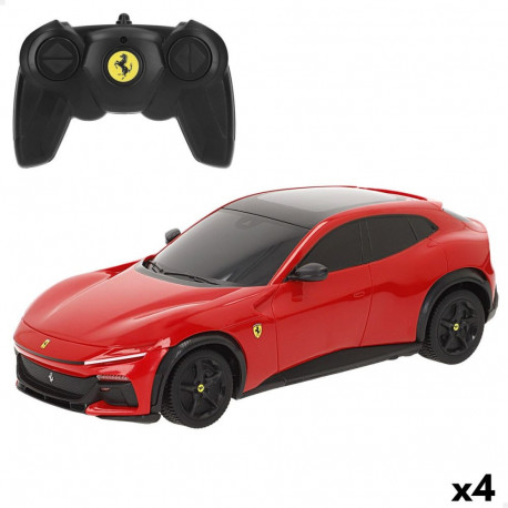Remote-Controlled Car Ferrari PUROSANGUE 1:24 20 x 6 x 9 cm (4 Units)