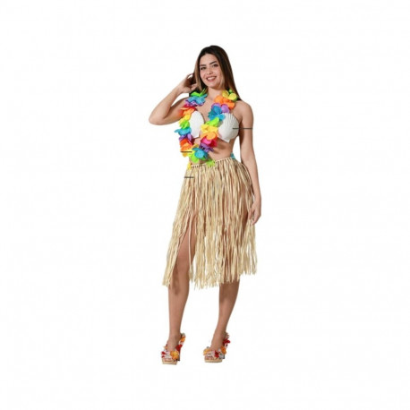 Costume for Adults Hawaiian Woman Hawaiian Man (3 Pieces)