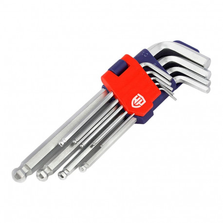 Kuuskantvõtmed Workpro 1,5, 2, 2,5, 3, 4, 5, 6, 8, 10 mm Kula 9 Tükid, osad (9 Ühikut)