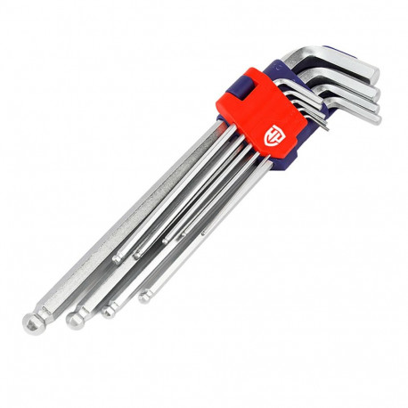 Kuuskantvõtmed Workpro 1/4" 1,5 mm - 10 mm Kuusnurkne 18 Tükid, osad