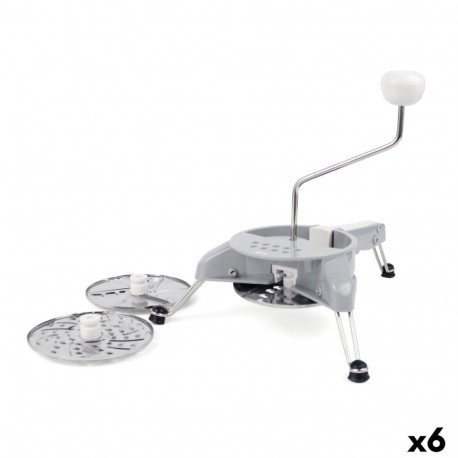 Manuaalne Juurviljalõikur Quttin Hall Roostevaba teras 31 x 25,7 x 23 cm (6 Ühikut)