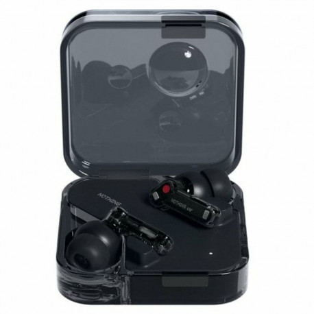 Headphones with Microphone Nothing A10600061 Black Transparent