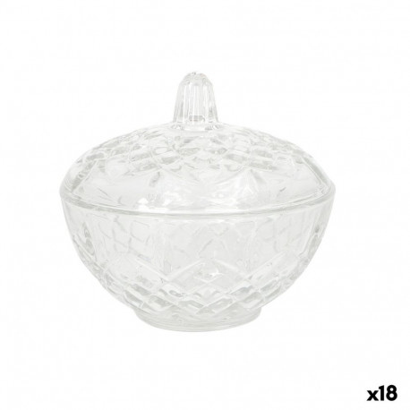 Glass Jar Inde Sisi Transparent (18 Units)