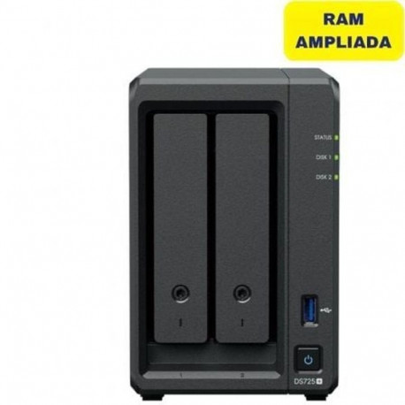 NAS Võrgusalvesti Synology DS725+/32G Must AMD Ryzen R1600