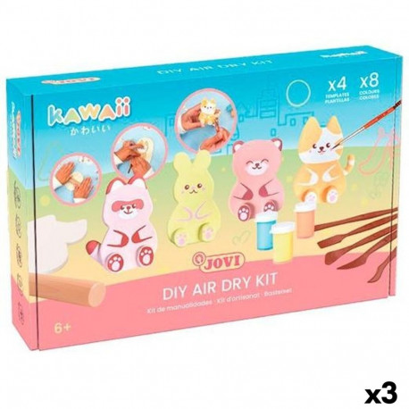 Craft Set Jovi KAWAII AIR DRY Multicolour (3 Units)