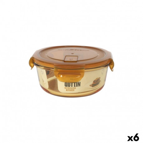 Lunch box Quttin AMBARE 650 ml (6 Units)