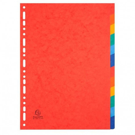 Eraldajad Exacompta A4 Mitmevärviline (25 Ühikut) (12 Ühikut)