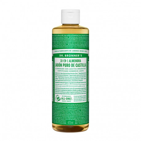 Liquid Soap Dr Bronner's 18 in 1 Almendra 475 ml