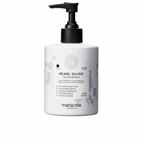 Poolpüsiv värvimask Maria Nila COLOUR REFRESH Nº 0.20-Pearl Silver 300 ml