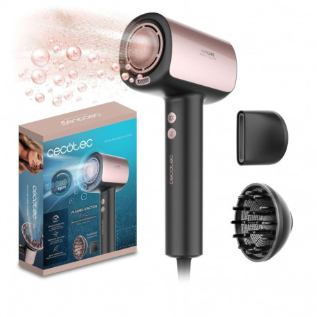 Cecotec Hair Dryer DryGlam Nano Plasma 1600W Ionic Silent Black Brushless