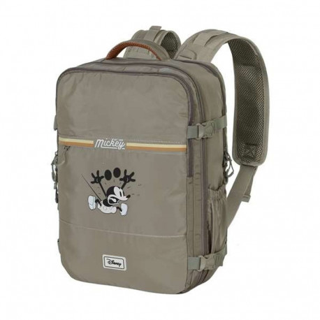 Multipurpose Backpack Mickey Mouse Khaki Cabin