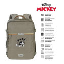 Multipurpose Backpack Mickey Mouse Khaki Cabin