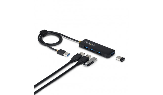 USB-jaotur Startech H5A4A-USB-HUB-2 Must