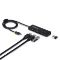 USB-jaotur Startech H5C4A-USB-HUB-2 Must