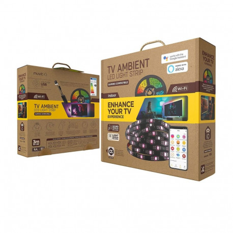 LED ribad Muvit iO Must 30 cm 3 m