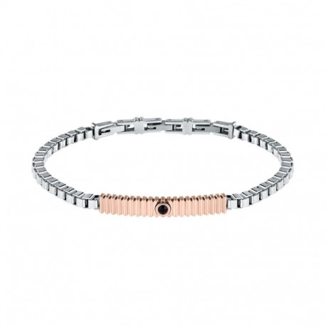 Meeste Käevõru Morellato SABH32 Roostevaba teras Teras Hõbedane