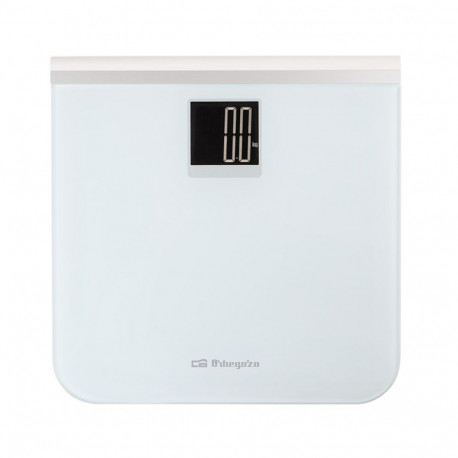 Digital Bathroom Scales Orbegozo PB2236 White Plastic 150 kg