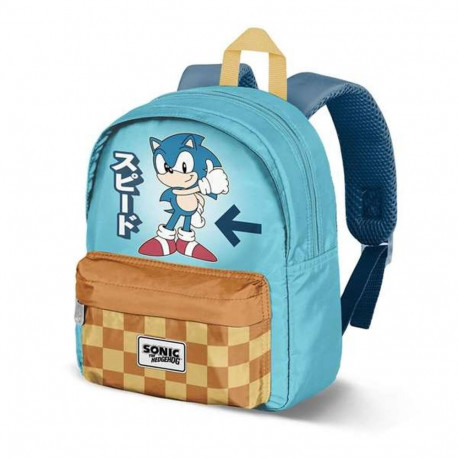 Kooliseljakott Sonic Sinine 27 x 22 x 10 cm